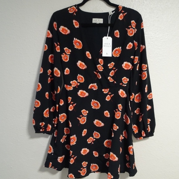 jack wills wrap dress